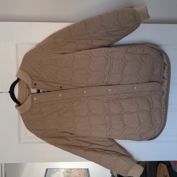 Madewell Quilted Oversized Bomber Jacket - Picture 7 of 8